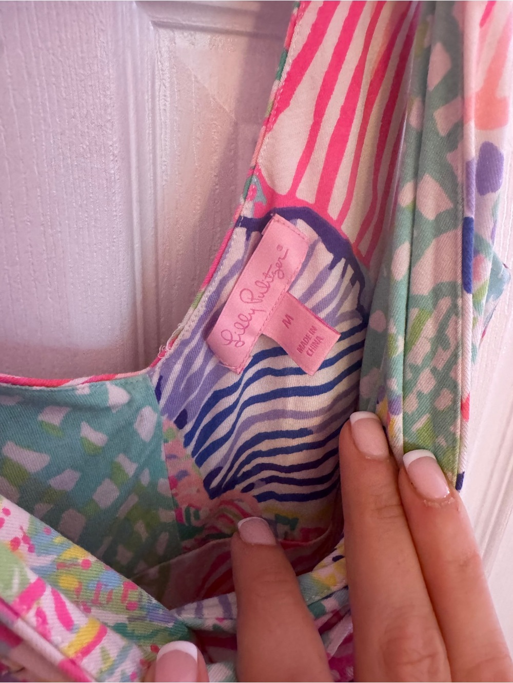 Lilly Pulitzer Pastel Shell-Print Maxi Dress in Pink, Blue, Green - Picture 3 of 3